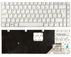 Клавіатура для ноутбука Asus (W3, W3J, A8, F8, N80) Silver, RU (вертикальний ентер)