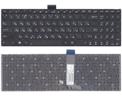 Клавіатура для ноутбука Asus (X502) Black, (No Frame), RU (горизонтальний ентер)