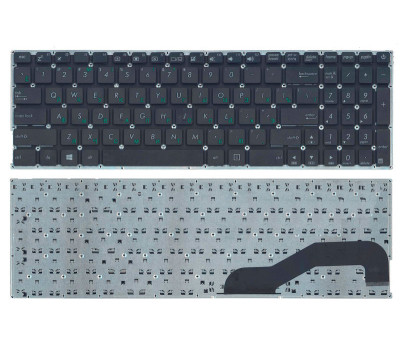 Клавіатура для ноутбука Asus (X540) Black, (No frame) RU Клавіатура для ноутбука Asus (X540) Black, (No frame) RU