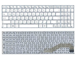 Клавіатура для ноутбука Asus (X540) White, (No Frame), RU Клавіатура для ноутбука Asus (X540) White, (No Frame), RU