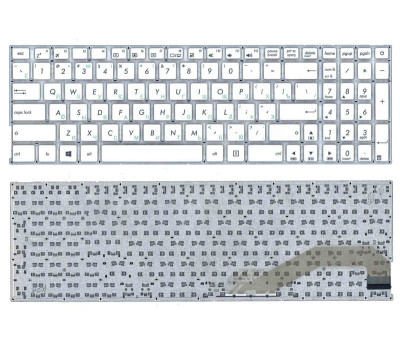 Клавіатура для ноутбука Asus (X540) White, (No Frame), RU Клавіатура для ноутбука Asus (X540) White, (No Frame), RU