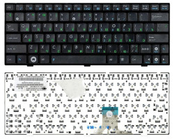 Клавіатура для ноутбука Asus EEE PC (1000H) Black, (Black Frame) RU