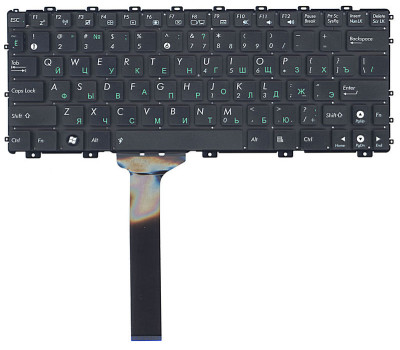 Клавіатура для ноутбука Asus Eee PC (1011, 1015, 1018, X101) Black, (No Frame) UA Клавіатура для ноутбука Asus Eee PC (1011, 1015, 1018, X101) Black, (No Frame) UA