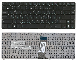 Клавіатура для ноутбука Asus EEE PC 1201, 1215, 1225, U20, VX6 Eee PC Lamborghini Black, (No Frame) 