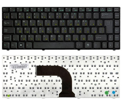 Клавіатура для ноутбука Asus EEE PC (C90, C90P, C90S, Z98, Z37) Black, RU (вертикальний ентер) Клавіатура для ноутбука Asus EEE PC (C90, C90P, C90S, Z98, Z37) Black, RU (вертикальний ентер)