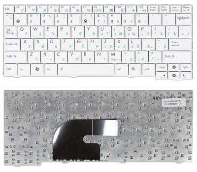 Клавіатура для ноутбука Asus EEE PC (MK90H) White, RU Клавіатура для ноутбука Asus EEE PC (MK90H) White, RU