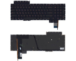 Клавіатура для ноутбука Asus ROG (G752) з підсвічуванням (Light), Black, (No Frame) UA