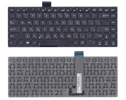 Клавіатура для ноутбука Asus VivoBook (S400CA, S451, S401) Black, (No Frame), RU