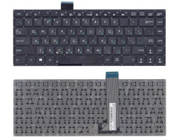 Клавіатура для ноутбука Asus VivoBook (S400CA, S451, S401) Black, (No Frame), RU Клавіатура для ноутбука Asus VivoBook (S400CA, S451, S401) Black, (No Frame), RU