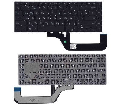 Клавіатура для ноутбука Asus VivoBook 15 X505 Black, (No Frame) UA Клавіатура для ноутбука Asus VivoBook 15 X505 Black, (No Frame) UA