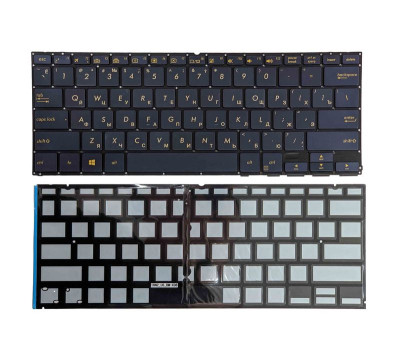 Клавіатура для ноутбука Asus ZenBook Flip S UX370UA Black, (No Frame) RU