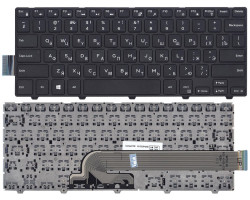 Клавіатура для ноутбука Dell (14-3000) Black, (Black Frame), US