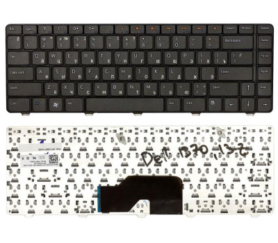 Клавіатура для ноутбука Dell Inspiron (1370, 13Z) Black, RU Клавіатура для ноутбука Dell Inspiron (1370, 13Z) Black, RU