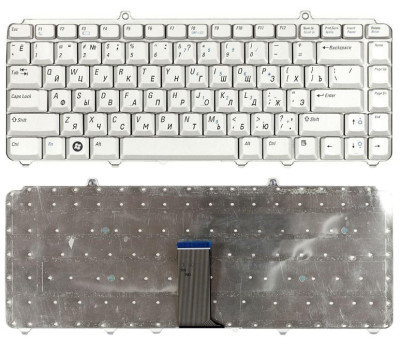 Клавіатура для ноутбука Dell Inspiron (1420, 1525, 1540) Vostro (1400, 1500) Silver, RU/ EN