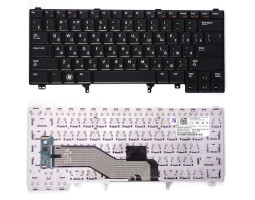 Клавіатура для ноутбука Dell Latitude E5420, E6220, E6320, E6420, E6430 Black, RU/ EN