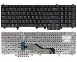 Клавіатура для ноутбука Dell Latitude (E6520, E6530, E6540) Black, RU