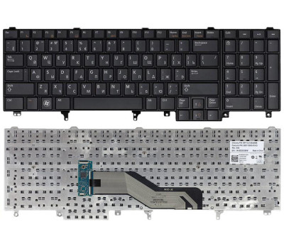 Клавіатура для ноутбука Dell Latitude (E6520, E6530, E6540) Black, RU Клавіатура для ноутбука Dell Latitude (E6520, E6530, E6540) Black, RU