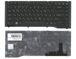 Клавіатура для ноутбука Fujitsu LifeBook (LH532, LH522) Black, (Black Frame) RU Клавіатура для ноутбука Fujitsu LifeBook (LH532, LH522) Black, (Black Frame) RU