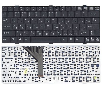 Клавіатура для ноутбука Fujitsu LifeBook (P7010) Black, RU Клавіатура для ноутбука Fujitsu LifeBook (P7010) Black, RU