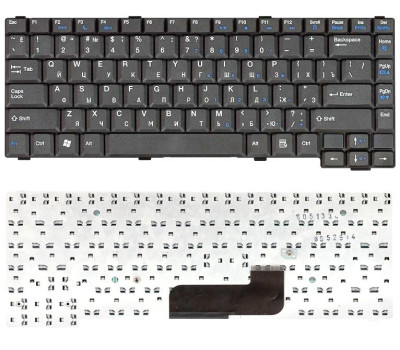 Клавіатура для ноутбука Gateway CX200, CX210, M280, M285, CX2620, CX2620h, CX2608, CX2610, CX2615, C