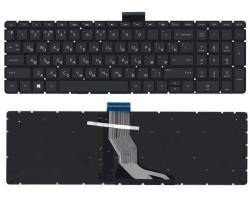 Клавіатура для ноутбука HP (15-BW 250 G6) Black з підсвічуванням (Light), (No Frame) UA