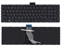 Клавіатура для ноутбука HP (15-BW 250 G6) Black з підсвічуванням (Light), (No Frame) UA Клавіатура для ноутбука HP (15-BW 250 G6) Black з підсвічуванням (Light), (No Frame) UA