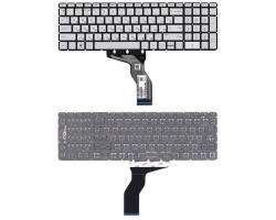 Клавіатура для ноутбука HP (15-BW 250 G6) Silver з підсвічуванням (Light), (No Frame) UA