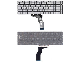 Клавіатура для ноутбука HP (15-BW 250 G6) Silver з підсвічуванням (Light), (No Frame) UA Клавіатура для ноутбука HP (15-BW 250 G6) Silver з підсвічуванням (Light), (No Frame) UA