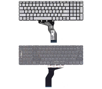 Клавіатура для ноутбука HP (15-BW 250 G6) Silver з підсвічуванням (Light), (No Frame) UA