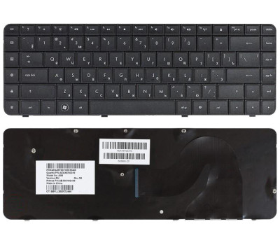 Клавіатура для ноутбука HP Compaq Presario CQ62, CQ56, G62 Black, RU