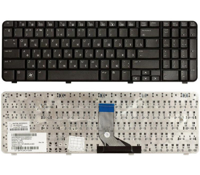 Клавіатура для ноутбука HP Compaq Presario CQ61 Black, RU
