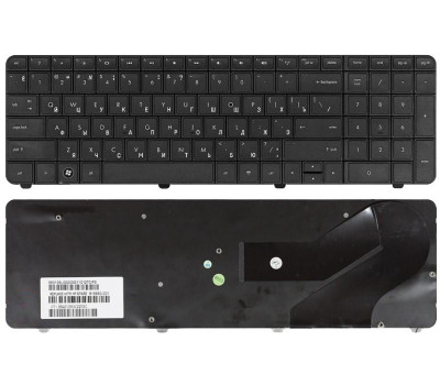 Клавіатура для ноутбука HP Compaq Presario CQ72 Black, RU