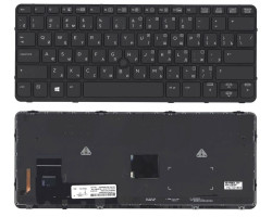 Клавіатура для ноутбука HP EliteBook 820 G1 з підсвічуванням (Light), з вказівником (Point Stick) Bl