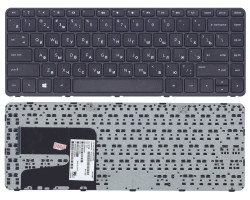 Клавіатура для ноутбука HP Pavilion (14-E) Black, (Black Frame) RU