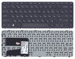 Клавіатура для ноутбука HP Pavilion (14-E) Black, (Black Frame) RU