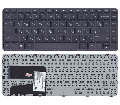 Клавіатура для ноутбука HP Pavilion (14-E) Black, (Black Frame) RU