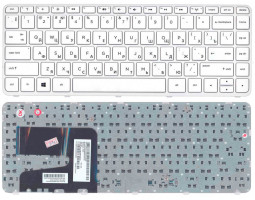 Клавіатура для ноутбука HP Pavilion (14-e) White, (White Frame), RU Клавіатура для ноутбука HP Pavilion (14-e) White, (White Frame), RU