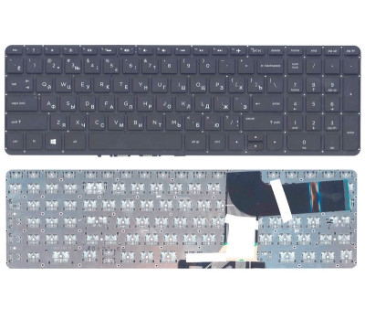 Клавіатура для ноутбука HP Pavilion (15-P), Black, (No Frame), RU
