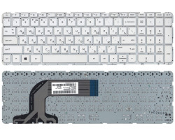 Клавіатура для ноутбука HP Pavilion (17, 17-E) White, (No Frame) RU