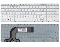 Клавіатура для ноутбука HP Pavilion (17, 17-E) White, (No Frame) RU Клавіатура для ноутбука HP Pavilion (17, 17-E) White, (No Frame) RU