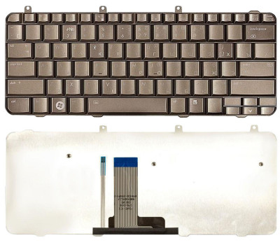 Клавіатура для ноутбука HP Pavilion (D3-1000, DV3Z-1000) з підсвічуванням (Light), Bronze, RU