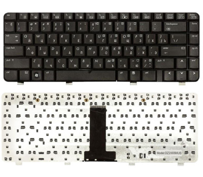 Клавіатура для ноутбука HP Pavilion DV2000, DV2100, DV2200, DV2300, DV2400, DV2500, DV2600 Black, EN Клавіатура для ноутбука HP Pavilion DV2000, DV2100, DV2200, DV2300, DV2400, DV2500, DV2600 Black, EN