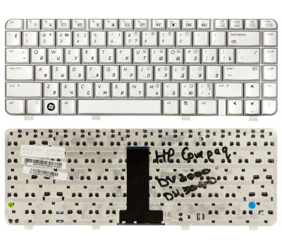 Клавіатура для ноутбука HP Pavilion DV2000, DV2100, DV2200, DV2300, DV2400, DV2500, DV2600 Silver, R Клавіатура для ноутбука HP Pavilion DV2000, DV2100, DV2200, DV2300, DV2400, DV2500, DV2600 Silver, R