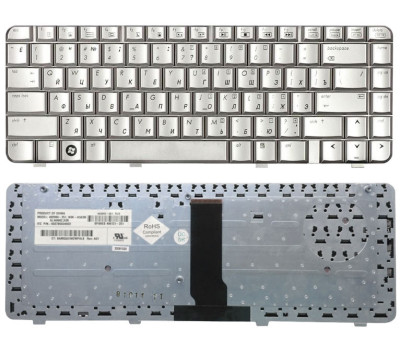 Клавіатура для ноутбука HP Pavilion (DV3000, DV3500) Silver, RU