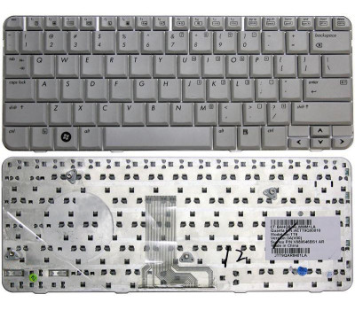 Клавіатура для ноутбука HP Pavilion (TX1000, TX2000, TX2500) Gray, RU