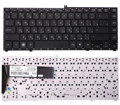 Клавіатура для ноутбука HP ProBook 4410S, 4411S, 4413S, 4415S, 4416S Black, (No Frame) UA Клавіатура для ноутбука HP ProBook 4410S, 4411S, 4413S, 4415S, 4416S Black, (No Frame) UA