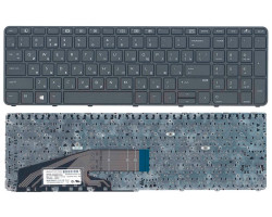 Клавіатура для ноутбука HP ProBook (450 G3) Black, (Black Frame), RU