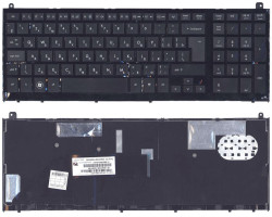 Клавіатура для ноутбука HP ProBook (4520S, 4525S) Black, (No Frame) RU (вертикальний ентер)