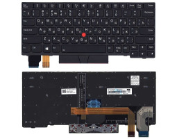 Клавіатура для ноутбука Lenovo (X280) з підсвічуванням (Light), з вказівником (Point Stick) Black, B Клавіатура для ноутбука Lenovo (X280) з підсвічуванням (Light), з вказівником (Point Stick) Black, B