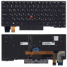 Клавіатура для ноутбука Lenovo (X280) з підсвічуванням (Light), з вказівником (Point Stick) Black, B